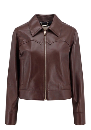 Chloé Zip-Up Leather Jacket