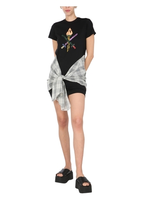 Opening Ceremony Word Torch Hybrid T-Shirt Dress