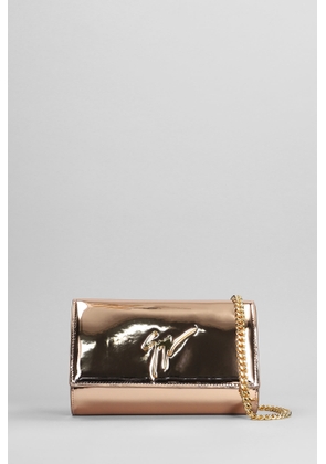 Giuseppe Zanotti Cleopatra Clutch In Copper Leather