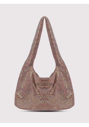 Kara Crystal Mesh Crystal-Embellished Shoulder Bag
