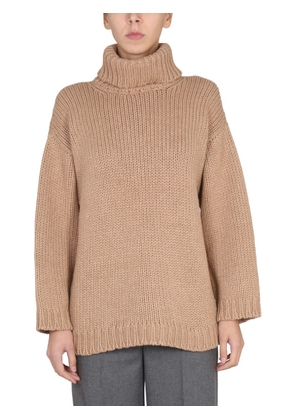 Red Valentino Wool And Lurex Blend Sweater