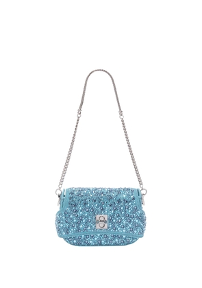 Ermanno Scervino Light Blue Audrey Bag With Crystals