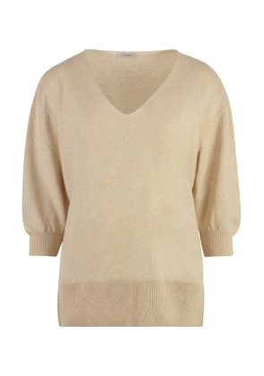 Agnona Cashmere And Linen Sweater