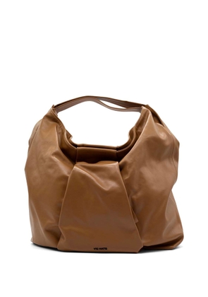 Vic Matié Biscuit Leather Shoulder Bag