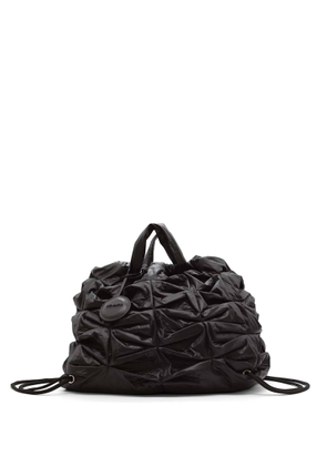 Vic Matié Large Black Nylon Handbag