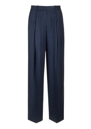 Theory Midnight Blue Satin Trousers