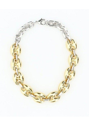 Paco Rabanne Two-Toned Chain-Linked Necklace
