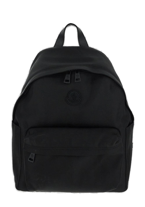 Moncler Logo Patch Zipped Backpack
