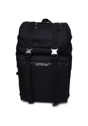 Off-White Buckle Detailed Foldover Top Backpack