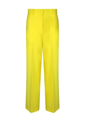 Msgm White Tailored Trousers
