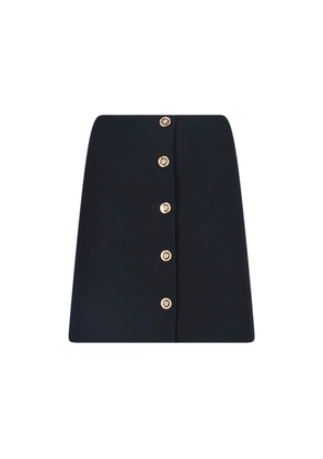 Versace Mini Button Skirt