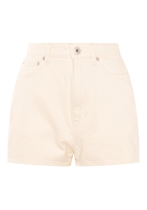 Kenzo Logo Patch Bleached Shorts