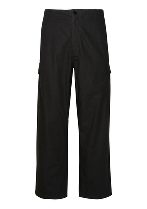 Kenzo Cargo Pants In Black Cotton