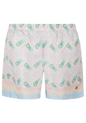 Casablanca Technical Synthetic Printed Swim Shorts
