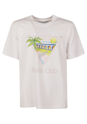 Casablanca Tennis Club Icon Screen Printed T-Shirt