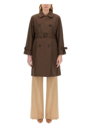 Max Mara The Cube Double-Breasted Belted Coat