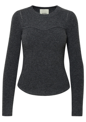 Isabel Marant Brumea Sweater In Grey Cahmere Blend