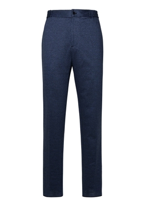 Etro Blue Cotton Pants