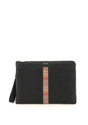 Paul Smith Signture Stripe Leather Pouch