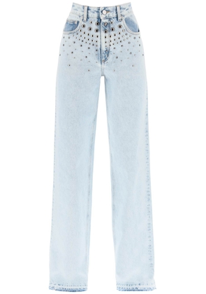 Alessandra Rich Jeans With Studs