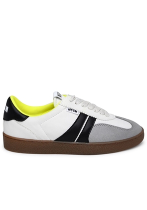 Msgm Two-Tone Suede Sneakers