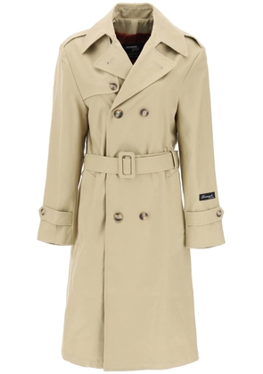 Hommegirls Cotton Double-Breasted Trench Coat