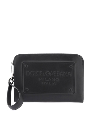 Dolce & Gabbana Pouch With Embossed Logo