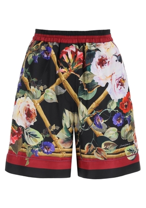 Dolce & Gabbana Rose Garden Pajama Shorts