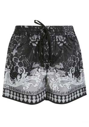 Versace Jeans Couture 76Up116 Pl. Animalier Mix Shorts