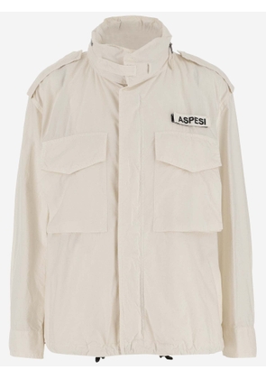 Aspesi Cotton Jacket With Logo