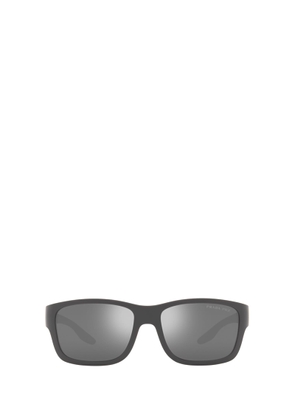 Prada Linea Rossa Ps 01Ws Grey Rubber Sunglasses