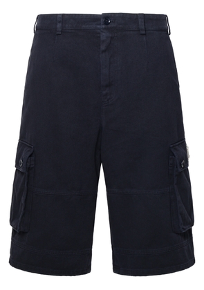 Dolce & Gabbana Blue Cotton Cargo Bermuda Shorts
