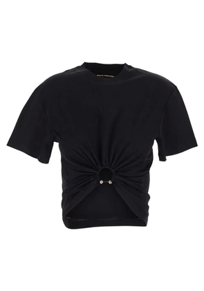 Paco Rabanne Cotton Cropped T-Shirt