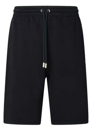 Off-White Black Cotton Bermuda Shorts