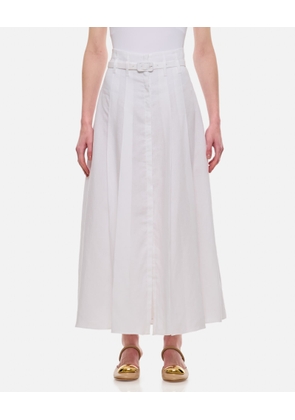 Gabriela Hearst Dugald Midi Cotton Skirt