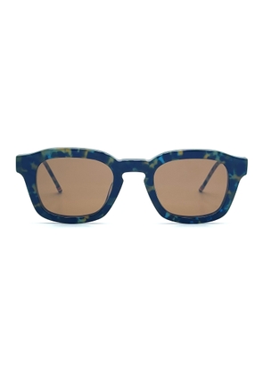 Thom Browne Rectangular - Navy Melange Sunglasses