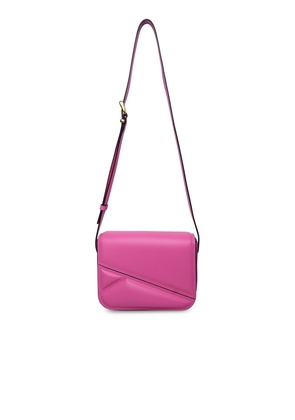 Wandler Medium Oscar Trunk Bag In Pink Calf Leather