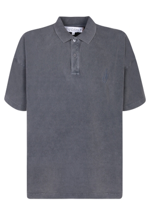 J.w. Anderson Anchor Grey Polo Shirt