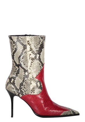 Missoni Snakeskin Print Heels Ankle Boots