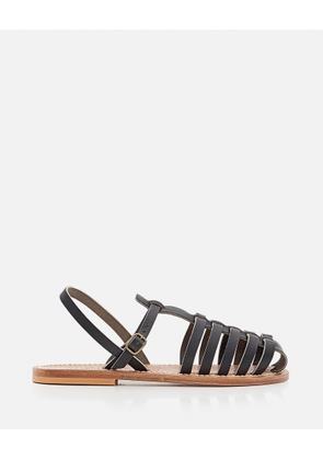 K.jacques Adrien Leather Sandals