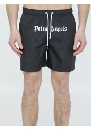 Palm Angels Logo Swimshorts