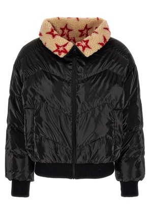 Perfect Moment Reversible Faux Shearling Reversible Down Jacket
