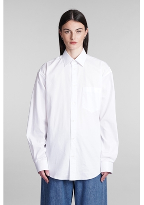 Darkpark Anne Shirt In White Cotton