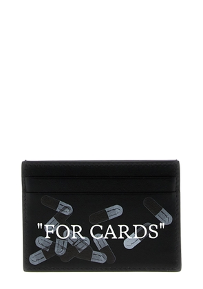 Off-White Quote Bookish Card Holder