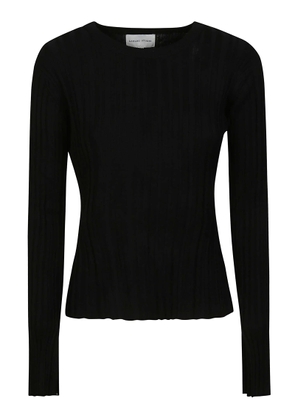 Loulou Studio Evie Long Sleeve Ribbed Top