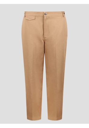 Gucci Web Detail Cotton Trousers