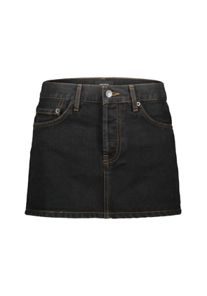 Wardrobe.nyc Micro Mini Denim Skirt