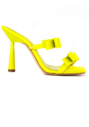 Gia Borghini Yellow Leather Sandal