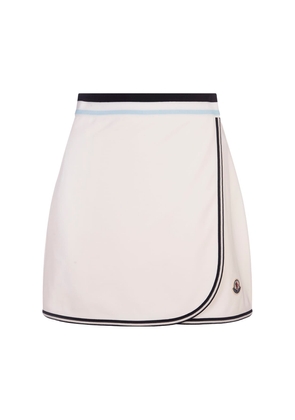 Moncler White Wrap Skirt
