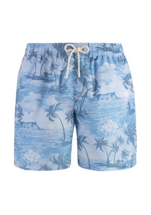Palm Angels Printed Swim Shorts